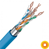 Сетевой кабель витая пара 1,01х8 мм S/UTP Cu Stranded PVC