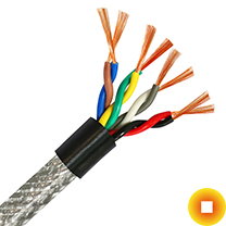 Сетевой кабель для блока питания 0,64х3 мм F/UTP Cu Stranded PE ГОСТ Р 54429-2011